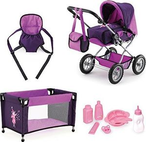 Bayer Bayer Design combi doll stroller Grande (purple / pink) 1