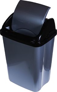 Kosz na śmieci Pepco uchylny 26L szary (263231_04) 3