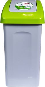 Kosz na śmieci Pepco do segregacji uchylny zielony (319393_03) 2