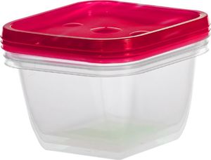 Pepco Zestaw pojemników Get fresh 3x1,25l czerwony 1