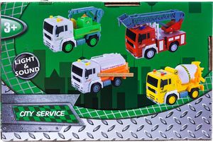 Pepco pojazdy służb miejskich z dźwiękiem i światłem śmieciarka 2