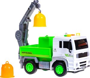 Pepco pojazdy służb miejskich z dźwiękiem i światłem śmieciarka 3