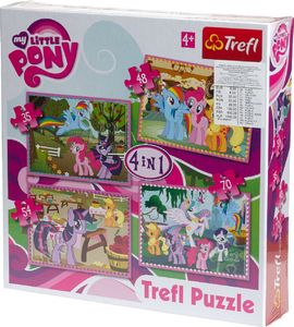 Pepco Puzzle 4 w 1 LittlePony 1