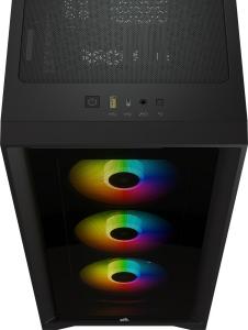 Obudowa Corsair iCUE 4000X RGB Czarna (CC-9011204-WW) 7