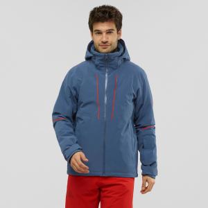 Kurtka narciarska męska Salomon Kurtka męska edge Jkt M Dark Denim/Goji Berry r. XL 1
