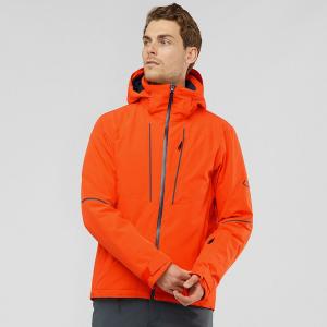 Kurtka narciarska męska Salomon Kurtka męska Edge Jkt M Red Orange/Ebony r. XXL 1