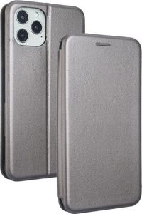 Etui Book Magnetic iPhone 12 6,1" Max/Pro stalowy/steel 1
