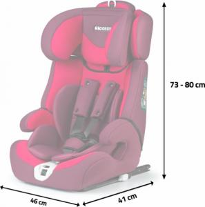 Fotelik samochodowy Ricokids Fotelik samochodowy Ricokids ZEBO czerwony 9-36 kg ISOFIX 7