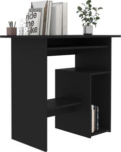 Biurko vidaXL 801365 Czarne 80 cm x 45 cm 3