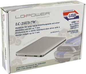Kieszeń LC-Power USB 3.0 - 2.5" SSD/HDD (LC-25U3-7W) 3