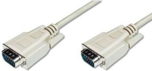 Kabel Digitus D-Sub (VGA) - D-Sub (VGA) 1.8m szary (AK-310100-018-E) 1