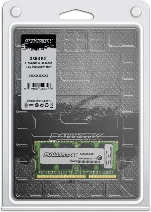 Pamięć do laptopa Ballistix Sport, SODIMM, DDR3, 4 GB, 1866 MHz, CL9 (BLS4G3N169ES4CEU) 2