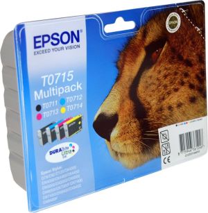 Tusz Epson tusze T0715 / C13T07174010 (cyan, magenta, yellow, black) 1