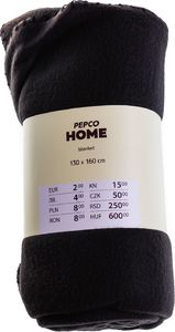 Pepco Koc polar 130x160 cm Black 1