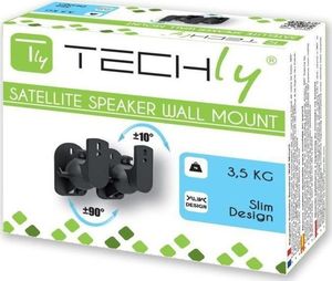 Techly Uchwyt Ścienny do Głośnika Satelitarnego Kolumny 2szt. 6