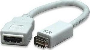 Adapter AV Techly DVI Mini - HDMI biały 1