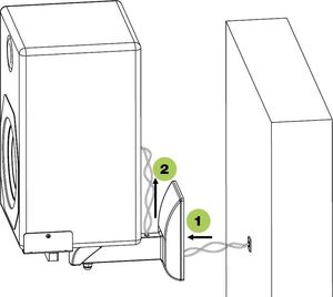 Techly Uchwyt Ścienny Zaciskowy do Głośnika Satelitarnego 2szt. 5