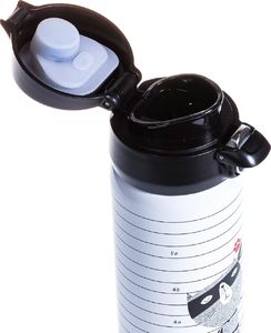 Pepco kubek termiczny z blokadą 350ml czarny zorro 2