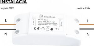 Woox INTELIGENTNY SMART STEROWNIK UNIWERSALNY WIFI 8