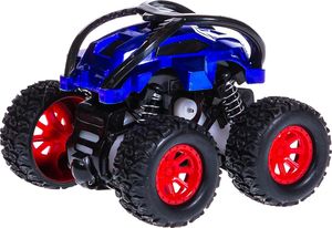 Pepco plastikowe autko akrobatyczne frykcja skala 1:36 [8 cm] niebieskie 2