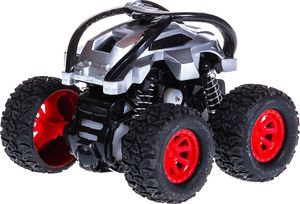 Pepco plastikowe autko akrobatyczne frykcja skala 1:36 [8 cm] srebrne 2