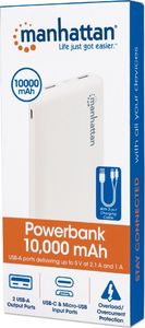 Powerbank Manhattan 10000mAh Biały 9