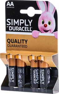 Duracell Baterie LR6 4szt. Duracell 2