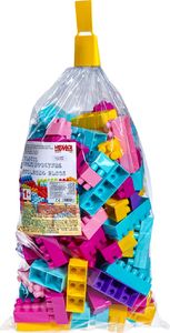 Pepco Zestaw klocków w worku (150 szt.) Kolorowo-rózowe 2