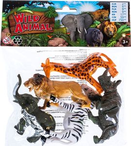 Figurka Pepco Zestaw figurek dzikie zwierzeta 5 szt 2