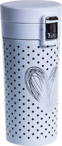 Pepco Kubek termiczny 350ml P50 biały w paski 2