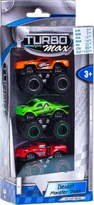 Pepco Autka metalowe terenowe 3-pak Multicolor 3