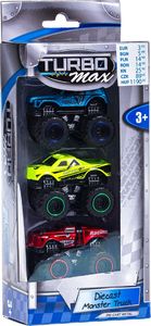 Pepco Autka metalowe terenowe 3-pak Multicolor 4