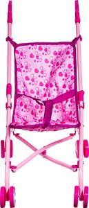 Pepco wózek parasolka metalowy w kolorze różowym 1