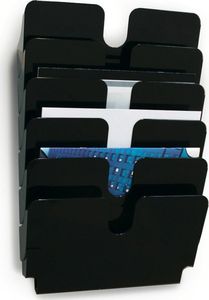 Durable Pojemnik na dokumenty poziomy czarny A4 Flexiplus 6 Durable 1