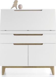 MCA Meble Biurko Sparta - biały sekretarzyk matowy lakierowany 2