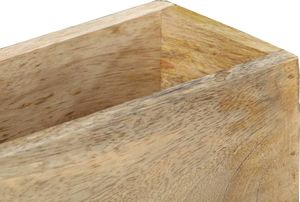 vidaXL VidaXL Ścienna półka na gazety, 30x11x72 cm, lite drewno mango 4