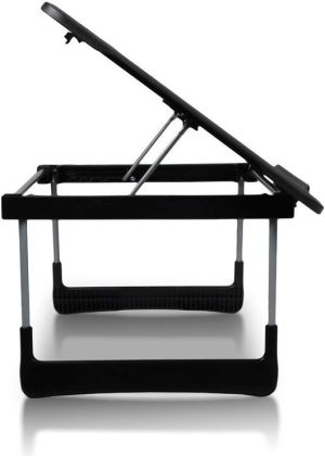 4World Wielofunkcyjne biurko Czarne (09995) 2