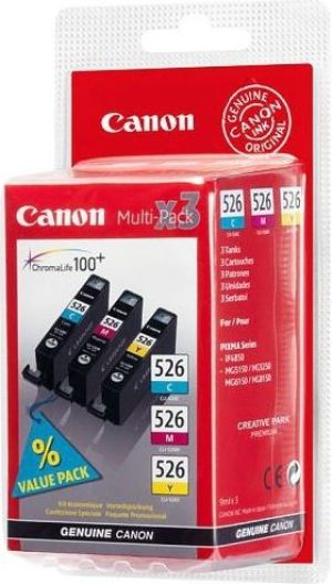 Tusz Canon CLI526 C/M/Y Pack (4541B012) 1