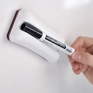 2x3 Czyścik magnetyczny do tablic DUO + marker (AS125) 2