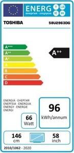 Telewizor Toshiba 58U2963DG LED 58'' 4K Ultra HD 2