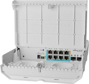 Switch MikroTik netPower Lite 7R (CSS610-1GI-7R-2S+OUT) 1