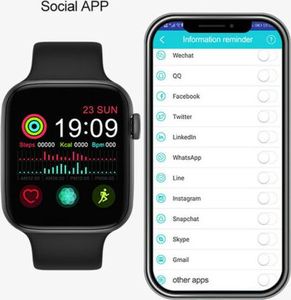 Smartwatch KingWear iWO 8 Czarny 3