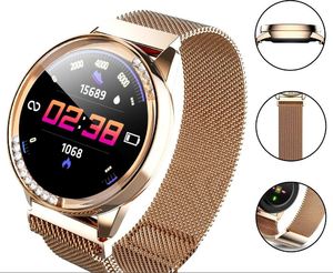 Smartwatch Aludra Smartwatch zegarek damski H16 monitor snu ciśnienia krwi pulsometr krokomierz złoty 1