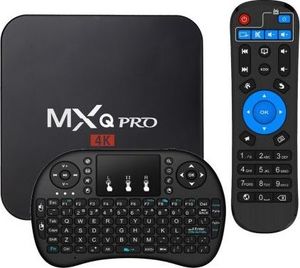 Odtwarzacz multimedialny Aludra SMART TV BOX MXQ PRO 2GB/16GB ANDROID 7.1 Netflix + i8 klawiatura bluetooth 12