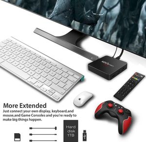 Odtwarzacz multimedialny Aludra SMART TV BOX MXQ PRO 2GB/16GB ANDROID 7.1 Netflix + i8 klawiatura bluetooth 3