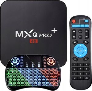 Odtwarzacz multimedialny Aludra SMART TV BOX MXQ PRO 2GB/16GB ANDROID 7.1 Netflix + i8 klawiatura bluetooth 7