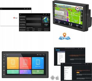 Radio samochodowe Aludra Radio samochodowe 2DIN GPS 1/16GB WiFi Android 8.1 4