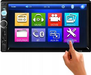 Radio samochodowe Aludra Radio samochodowe 2DIN MP5 MP3 bluetooth USB pilot 2