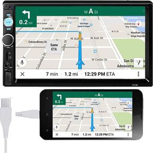 Radio samochodowe Aludra Radio samochodowe 2DIN MP5 MP3 bluetooth USB pilot 8