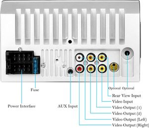 Radio samochodowe Aludra Radio samochodowe 2DIN MP5 MP3 bluetooth USB pilot 9